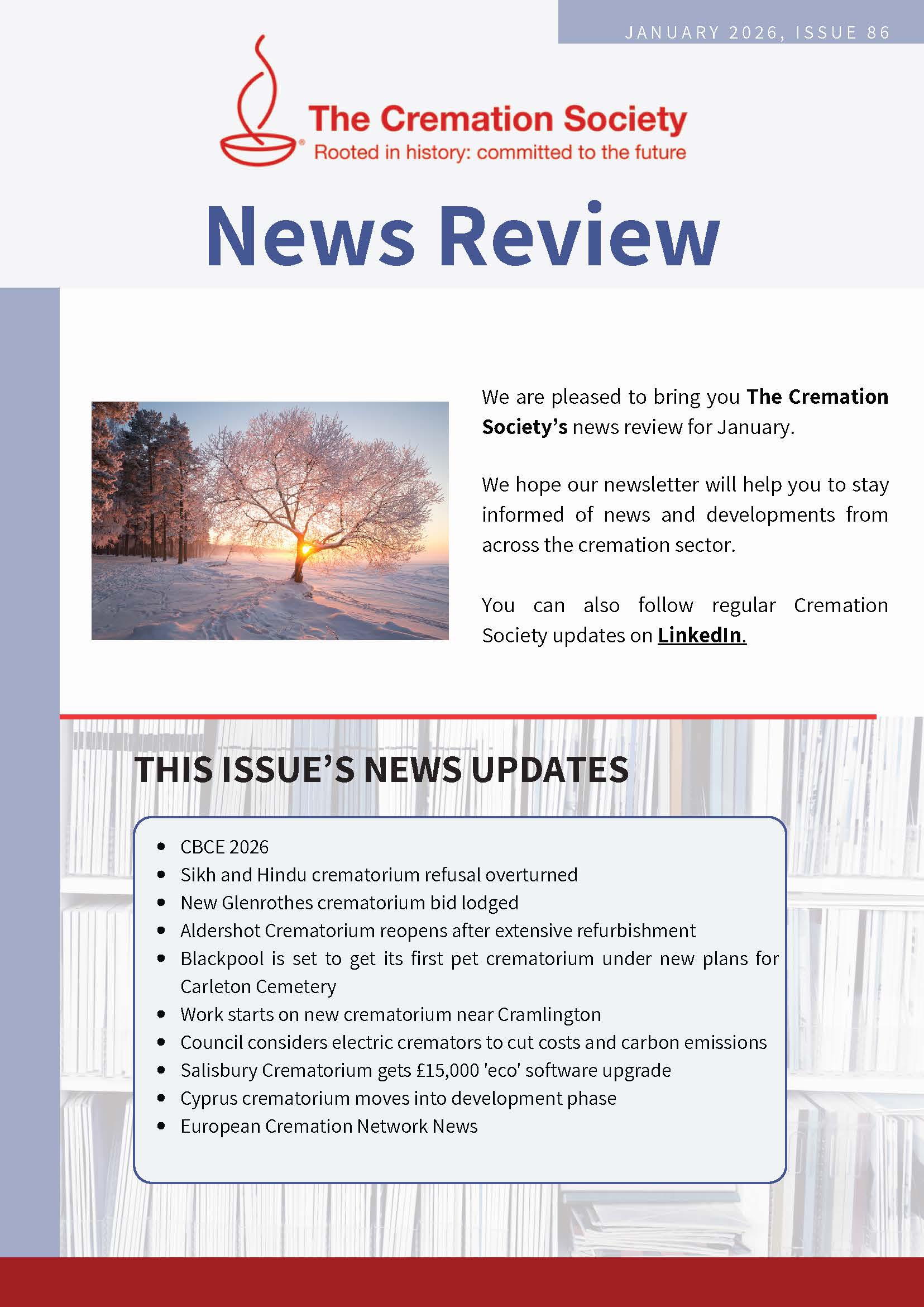 Cremation Society December 2025 Newsletter